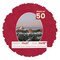 Red Suede Mat Board for 17x21 Frames - Oval Opening for 14x18 Photos
